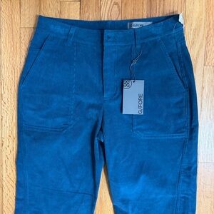 G/Fore Corduroy Golf pants women size 4 high risk straight leg patcy pocket NWT